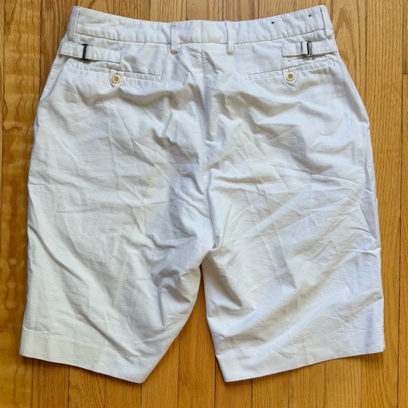 Polo Ralph Lauren Men's Chino Shorts 32” Waist 9” Inseam Off White Solid - Picture 2 of 4